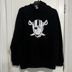 Black Raiders Graphic Hoodie